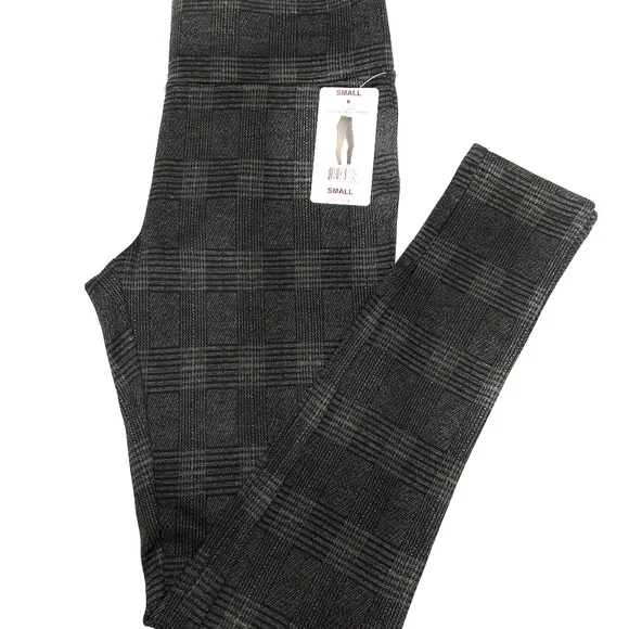 NWT Tahari Window Pane Glen Plaid Leggings - Picture 5 of 5